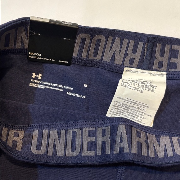 NWT Under Armour Collegiate Collection US Navy Academy Midshipmen Leggings, M - Picture 3 of 5